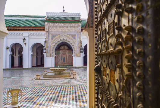 A door in the old medina of Fez.